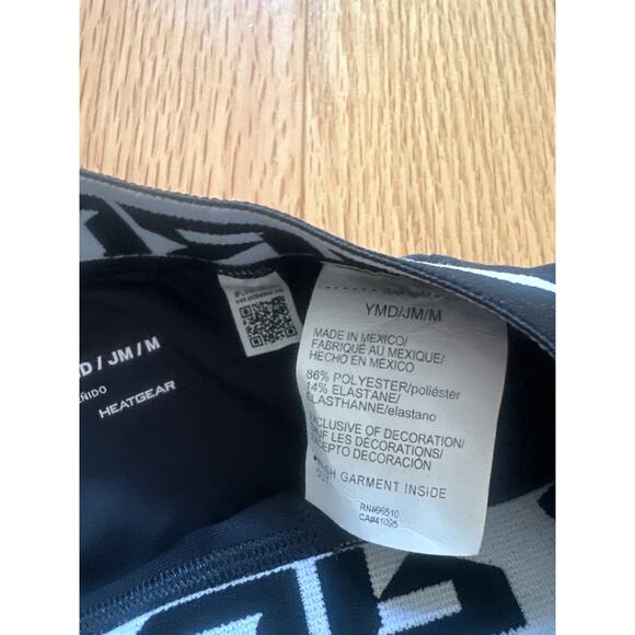 Under Armour HeatGear Compression Leggings - Size YMD (M) - Black - Picture 3 of 3